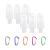 5pcs Clear Portable Travel Bottles 50ml Refillable Travel Bottles Hand Sanitiser Gel Bottles with Clips Portable Plastic Travel Bottles Leakproof Squeeze Bottles for Outdoor Travel Business Trip