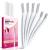 Dermaplane Razor for Women Face, (6 Count) Professional Dermaplaning Tool for Peach Fuzz, Facial and Eyebrow Hair Removal, Gentle Skin Exfoliation Blade 6pcs