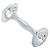 Stephan Baby Silver Plated 4" Keepsake Rattle