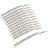12 Pieces Rhinestone Bobby Pins, Silver Metal Hair Clips Diamond Bobby Pins Crystal Hair Pin for Prom Lady Women Girls