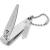 Manicare Small Nail clipper With File And Chain Quality Stainless Steel For Precisie Trimming Of Fingernails Perfect For Handbag Or Travel For Manicures And Pedicures 5cm Long 2mm Cut Width Nail Clipper with chain