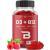 Vitamin D3 & Vitamin B12 | Methyl B12 Gummies for Adults & Kids | Enhanced with Vitamin D 3 & B9 Vitamin Folate | Natural Energy, Mood, Metabolism & Focus | Raspberry | 60 Gummies