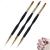 Olakin Nail Brush 3 Pack Gel Brush for Nails Gel Brush for Home for Nail Art UV Gel Brush Nail Accessories Acrylic Fingernails