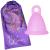 Me Luna Menstrual Cup Soft Ring Pink Size Shorty S