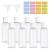 Ailvor 100ml Travel Bottles Travel Bottles Toiletries Empty Refillable 8pcs Clear Container Travel w/ 2 Funnels & Colorful Labels Plastic Travel Bottles Shampoo Lotions Cosmetics (A-RYP-11) 8 Pack 100ml