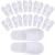 Spa Flip Flops Disposable Slippers for Hotel Guests Women Men Closed Toe Super Comfort White-24 Pair