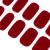 Danni & Toni half-hardened gel nail films (Sultry Cinder) Burgundy scarlet red single-color gel nail women's day gifts nail foil nail design wraps 28 sticker sultry Cinders