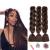 Ombre jumbo braids Hair lichen hair Kanecalon braids extensions art hair for braiding showjarlly synthetic hair extensions 24 inch 3PCs (dark brown#) 61cm-24 inch (3-pack) chocolate brown