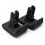 Top Glides Click  Go Ski Glides for Stander EZ Fold-N-Go Travel Walker and Able Life Space Saver Walker (Black)
