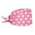Upetstory Turban Hat for Women Men Comfortable Adjustable Cleaning Working Cap with Sweatband Cute Dental Pink
