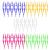 30PCS Plastic Tweezers 5 Assorted Colors Craft Forceps Tools for Handmade DIY Creative Beading Projects Jewelry Making Kids Adult Home Classroom School 30PCS Green+yellow+blue+white+red