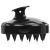 FREATECH Scalp Massager Shampoo Brush with Soft & Flexible Silicone Bristles for Hair Care and Head Relaxation, Ergonomic Scalp Scrubber/Exfoliator for Dandruff Removal and Hair Growth, Black