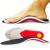Plantar Fasciitis Relief Arch Support Shoe Inserts Insoles for Flat Feet for Men & Women Orthotic Feet Heel Pain Shock Absorption Comfortable Insoles Small EU 35-40 White
