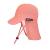 weVSwe Baby Toddler Sun Hat UPF 50+ Swim Cap Flap Neck Protection Adjustable Chin Straps UV Sun Protection Hats Orange 12-24 Months