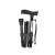 Pepe - Folding Cane, Folding Canes for Men Adjustable, Walking Cane for Women, Foldable Canes for Seniors, Lightweight Walking Canes for Women, Aluminium Cane for Walking with Strap Black