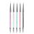 Jsdoin 5 pcs Nail Art Brushes Nail Dotting Tool Nail Art Pens Drill Drawing Nails Brush Pen for Nail Art Tools