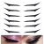 Zeaybsr Eyeliner sticker 6 pairs of black thin eyeliner stickers reusable eyeliner stickers easy to attach and remove (GT2204)