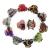 Carede Mini 1.2 inch Plastic No-Slip Grip Jaw Hair Clip Floral Printed Small Acrylic Hair Claw Clips for Girls and Women Pack of 12 No1 (Mixed 12 pcs)