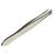 nippes Solingen 37SR tweezers with slanted tip stainless steel 9 cm length eyebrow plucking for precise hair removal rustproof