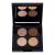 IDUN Minerals Eyeshadow Quad Palette  Brunkulla - Matte & Shimmer Shades - Highly Pigmented Intense Color - 100% Vegan  Highly Purified  Safe for Sensitive Eyes - Browns  Gold  Pink - 0.14 oz Brow Gold Pink