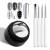 KYDA Metallic Painting Nail Gel Silver Nail Gel Polish Mirror Nails Finish Metal Painting Gel Super Glossy Soak off UV/LED Nail Gel Kit by Ownest Beauty