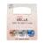 Miss Nella to the Moon and Back Nailack 3 Set: Gold Siber & Blue Submitted Nail Cack for Children Peel-Off Water-based odorless