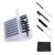 (4 Packs) Hearing Aid Wax Guard Filters (32 Units) Replacement Wax Cerumen Stop Wax Traps for Phonak Widex Unitron and Resound - 5 pieces Hearing Aid Cleaning Kit Accessories with Carry Case