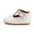 Baby Girls First Walking Shoes Mary Jane PU Leather Anti-Slip Princess Shoes Infant Baby Shoes 6-12 Months D White