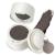 Instantly Hairline Powder Hair Root Touch Up Powder Conceal Receding Hairline Windproof&Sweatproof Hair Root Concealer Professional Hairline Shadow Powder with Mirror and Puff(Dark Brown)