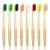 Virgin Forest Bamboo Toothbrush  Biodegradable Toothbrush  Eco Friendly Natural Wooden Toothbrushes  Vegan Organic Bamboo Charcoal Tooth Brush for Sensitive Gums Medium Bristle Set of 8 Color Medium bristles Multi-color