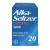 Alka Seltzer Original Effervescent Tablets with Aspirin Fast and Effective Pain Relief for Cold and Flu 1 Pack of 20