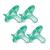 Philips AVENT Soothie Pacifier, 0-3 Months, Green, 4 Pack, SCF190/41 4 Pack 0-3m Green