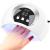 Kisspet UV Nail Lamp 54W UV Lamps for Gel Nails with 3 Timer Auto Sensor LCD Screen USB Plug Led Nail Lamp Nail Dryer Nail Lamp Gel Nail Lamp Portable Nail UV Lamp White 8*13 cm-White