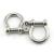 Heyous 2pcs 3/8 Inch 10mm Screw Pin Anchor Shackle Stainless Steel Heavy Duty Bow Shape Load Clamp for Chains Wirerope Lifting Paracord Outdoor Camping Survival Rope Bracelets