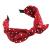 ValianhAgen XUVM Bow hair hoop red Acrylic 1 piece (1 pack)