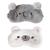 EleCharm 2 Pack Cartoon Animal Sleep Mask Soft Plush Blindfold Eye Masks Eye Cover for Women Girls Travel Nap Night Sleeping (2-Pack Koala Bear))