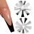 Almond Easy French Smile Line Nail Art Manicure Edge Trimmer Nail Cutter Acrylic Tool with 9 Sizes  HJ-NAT196-FS10 1 Count (Pack of 1)