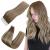 Easyouth Real Hair Extensions Tape in Human Hair Ombre Brown to Platinum Blonde Tape in Extensions Ombre Tape in Hair Extensions Balayage Brown Hair 24 Inch 50g 20Pcs 24 Inch #6/60/6