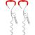 Dog endanger posts with spring plot for dogs large dog patches robust for training or camping earth ancher herring for dog leash attach cables and lead for grounding ... 2 pack