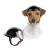 Namsan pet helmet cool motorcycle dog heal from acrylic nitril butcodes styrene no pressure on the ear dog hut head protection Head protection dog protection helmet for cycling outdoor activities (black) s black