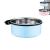 Water Bowl for Dog Crates & Cages 2-in-1 Crate Type Pet Hanging Bowl Stainless Steel Cage Dog Bowl Medium Sized Dog Feeder Food Water Bowl (Blue1.7l/1pcs) Blue18cm Blue18cm