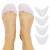 Vivesole Toe Pouches 4 PCS- Silicone Gel Sock Pads - Topper Cover Protector Sleeve - Men Women Big Toe Protection Cushion for Ball of Foot Metatarsal Ballet Pointe Cap Mortons Neuroma