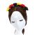 ZADAWERK headband - flowers - black - red - yellow - Germany - Belgium - fan - football - Olympics