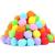PET SHOW 20pcs/lot 1.5"/3.8cm Cat Toy Balls Soft Kitten Pompon Toys Indoor Cats Interactive Playing Quiet Ball Cats Favorite Toy Assorted 10 Colors