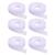 6 Rolls Eyelash Tape, JASSINS Adhesive Fabric Eyelash Tapes, Adhesive Breathable Micropore Fabric Tape for Eyelash Extension Supply,9 m/10 Yard Each Roll (Light Purple)