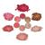 TKB Valentine Pigment Collection| 6 Jars of Cosmetic Grade Pigment for Lip Gloss  Soap Dye  Nail Polish  Makeup  Epoxy Resin  Eye Shadow| 0.21 oz (6g) Each Jar| Made in USA.