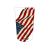 Heal with Appeal Amputee stump sock Vintage American Flag Angled V1 3Ply stump sock