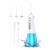Water Flosser Cordless, Portable Teeth Cleaner with 3 Modes 4 Jets, 300ML Water Tank, IPX7 Waterproof, Powerful Cleaning, Rechargeable Dental Oral Irrigator for Travel Home Braces 1-blue