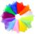 Fanshionide 12 pieces Jongliertche 60x60cm Square colorful dance chiffon witches kindergarten children's show & adult performance dance towels scarves for dancing juggling and sensory