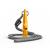 Rudel king dog whistle for recall - professional training pipe with standardized frequency and pipe band - ideal for dog education orange